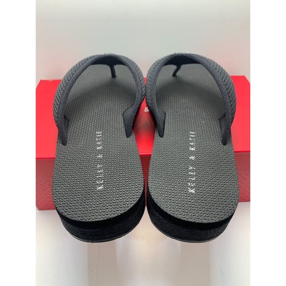 Kelly & Katie Womens Black Flip Flops Sandals Size 8 - Picture 2 of 8